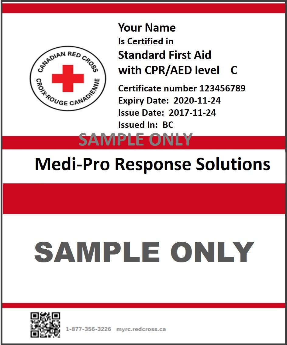 first aid certification